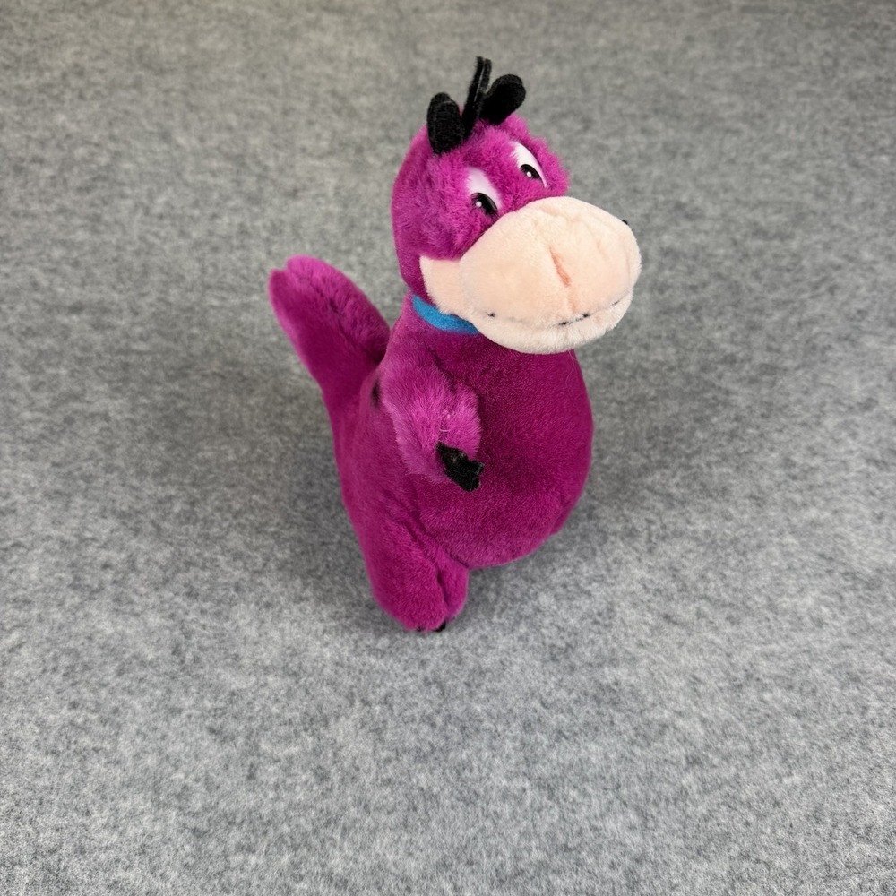 Vintage 1996 Flinstones Dino Hanna Barbara Dinosaur Plush Stuffed Animal 10"